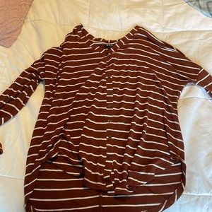 A long sleeve button up